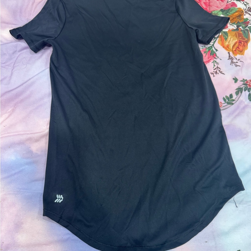 FOCUSED BLACK TEE FOR GIRLS - Picture 4 of 4